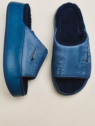 Nike Calm Elevation Faux Fur Slides