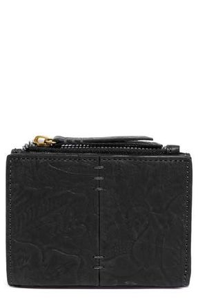 American Leather Co. Cleveland Leather Bifold Wallet in Black Tooled at Nordstrom Rack