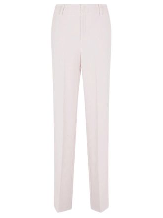 Federica Tosi Tailored Pink Trousers With Hidden Closure And Minimalist Design