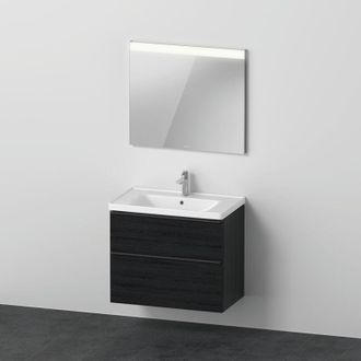 Duravit Duravit - Juego De Muebles D-neo, Lavabo Con Mueble De Pared Y Espejo Led