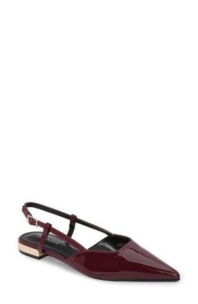 Berness Cass Pointed Toe Flat in Burgundy at Nordstrom Rack, Size 8.5