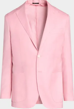 Sartorio Men & apos;s Solid Cashmere and Silk Single-Breasted Sport Coat