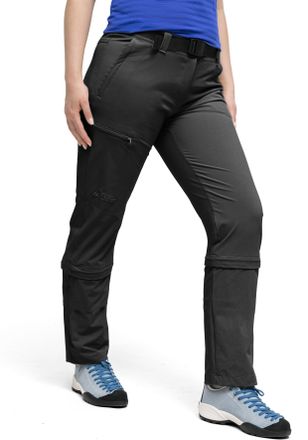 Maier Sports Zip-off-Hose MAIER SPORTS Da-Zip Off Hose el. Arolla, Damen, Gr. 17, K-Gr, schwarz, Obermaterial: 90% Polyamid, 10% Elasthan, Hosen Zip-off-Hose
