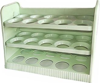 OEM Soporte Para Huevos De 3 Niveles Con Operaci&oacute;n Con Una Sola Mano - Verde 3