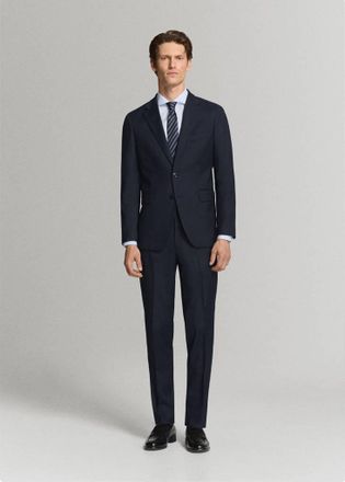 Mango Pantaloni completo Mil&aacute;n slim-fit navy - Uomo - 42 - MANGO MAN