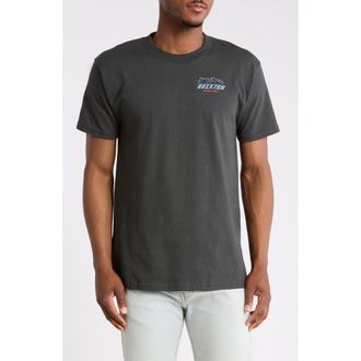 Brixton Bulldogger Graphic T-Shirt in Vintage Black at Nordstrom, Size Xx-Large