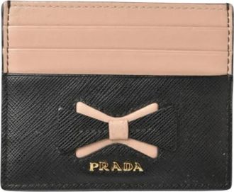 Prada Tweedehands leren portemonnees - Dames - Vintage Accessoires - Veelkleurig - ONE Size - Vintage