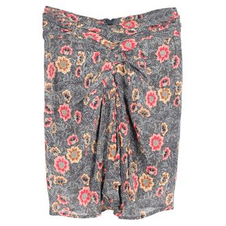 Isabel Marant &Eacute;toile Sevan Skirt in Floral Print Silk