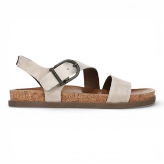 Blowfish Dames Cloud Zilveren Voetbed Rem Platte Sandals - Lance