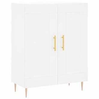 vidaXL Aparador De Madera De Ingenier&iacute;a Blanco 69,5x34x90 Cm Vidaxl