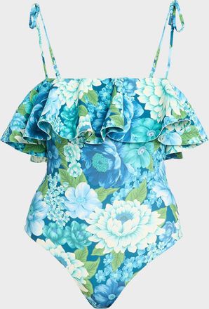 Alemais Margo Ruffle One-Piece Swimsuit