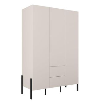 Petits Meubles Armario cashmere 3 puertas 2 cajones paneles de melamina cachemira