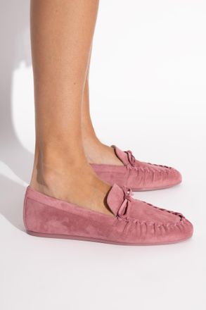Stuart Weitzman Brit Loafers Shoes, Womens, Pink
