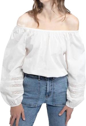Sanctuary Blossom Top In White