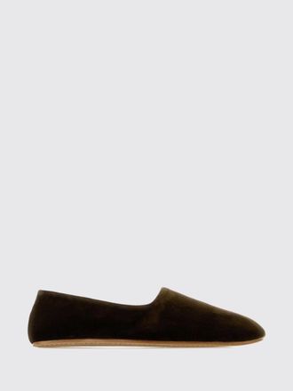 The Row Ponti Velvet Ballerina Flats