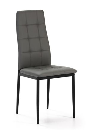 HOMN Set de 4 sillas comedor tapizadas gris, 42 x 51 x x 97 cm