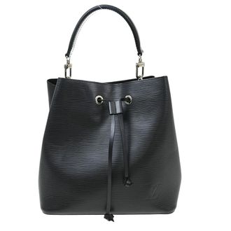 Louis Vuitton Neonoe Handbag Epi Leather Black Leather Handbag (Pre-Owned)