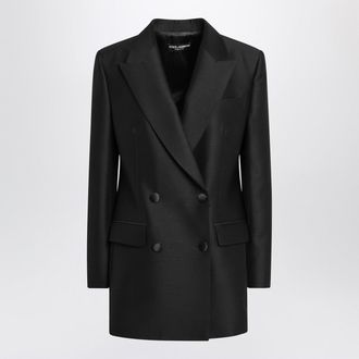Dolce & Gabbana Dolce&Gabbana Black Double Breasted Wool Jacket