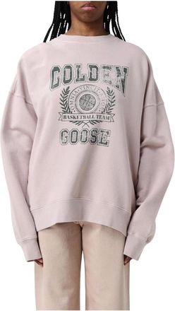 Golden Goose Mujer, Sudaderas, Rosa, Talla: L