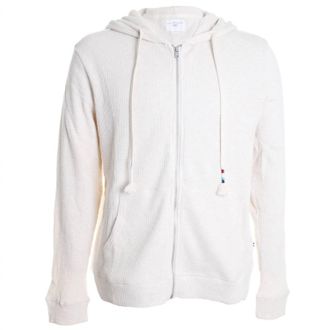 Sol Angeles Mens Marr Thermal Zip Hoodie In White