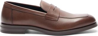 Stuart Weitzman SW Club Classoc Penny Loafer - Heren - Loafers - Bruin - 40 EU - Schoenen