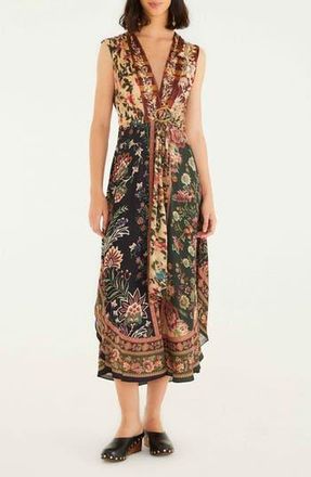 Farm Rio Winter Garden Mix Sleeveless Sundress at Nordstrom Rack, Size X-Small
