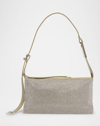 Benedetta Bruzziches Syster Embellished Leather Shoulder Bag