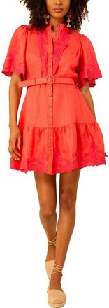Hale Bob Hale Bob Haven Linen Short Dress