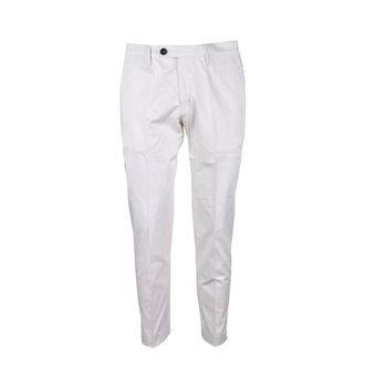 Michael Coal Heren, Broeken, Wit, Maat: W38 Katoen