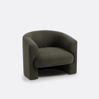 La Redoute Interieurs Retro fauteuil in getextureerde stof, Nolami