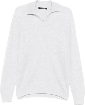 Tagliatore Kendallgse 2602052 Ribgebreide Trui - Heren - V-hals truien - Beige - 2XL - Katoen - Truien & Vesten