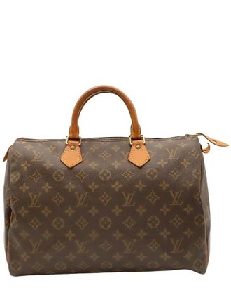 Louis Vuitton Brown Coated/Waterproof Canvas Speedy (Authentic Pre-Loved)
