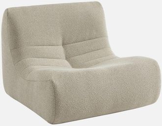 Sweeek Poltrona senza braccioli bouclé,1 posto