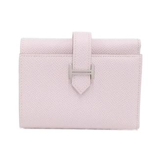 Herm&egrave;s Pink Epsom Leather Wallet (Tri-Fold) (Pre-Owned)