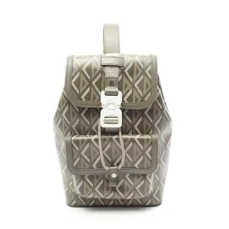 Dior Khaki Coated Canvas Leather Fanny Pack Sling Bag (Pre-Owned)