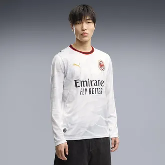 Puma Maglia Away a maniche lunghe AC Milan 26/27 da uomo, Accessori, Bianco, 3XL