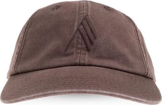 The Attico Baseballpet - Dames - Petten - Bruin - L/Xl - Katoen - Accessoires