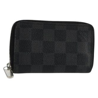 Louis Vuitton Pre-owned Wallets, female, Black, Size: ONE SIZE Pre-owned Damier Graphite Coin Purse