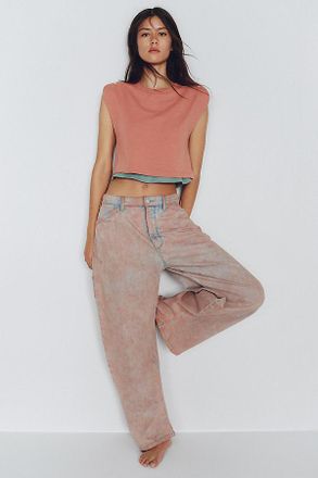 Pilcro Kayden High Rise Carpenter Barrel Leg Jeans
