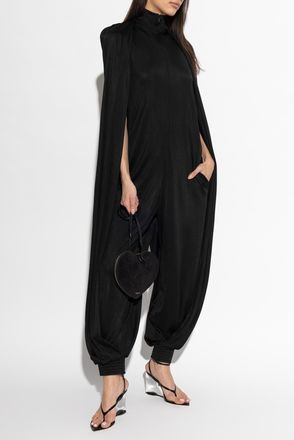 Alaia Jumpsuit With Turtleneck, Womens, Black