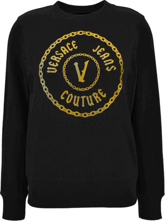 Versace Jeans Couture Truien - Dames - Sweatshirts - Zwart - XS - Hoodies & sweatvesten