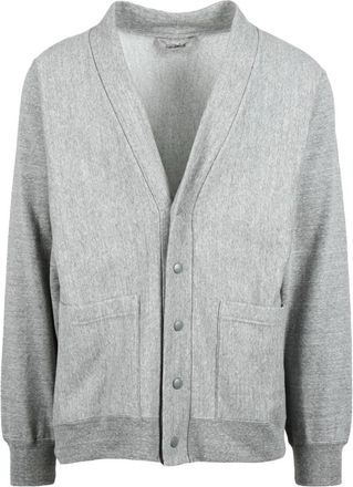 Nanam&iacute;ca Fleece Cardigan met geborstelde binnenkant - Heren - Vesten - Grijs - S - Katoen - Truien & Vesten