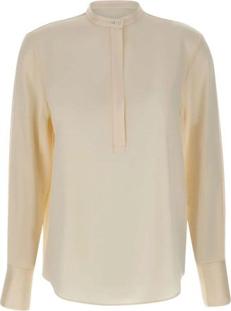 Filippa K Dames, Blouses & Shirts, Beige, Maat: L Poliester