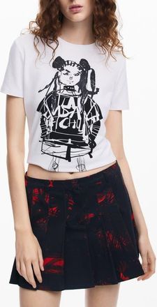 Desigual Lacroix Pleated Miniskirt in Red at Nordstrom, Size X-Large