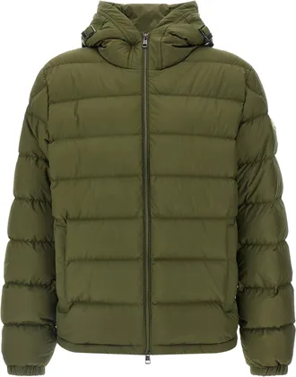 Moncler Laveraet Puffer Jackets Verde-Uomo