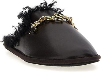 Stella McCartney Womens Brown Polyethylene Mules
