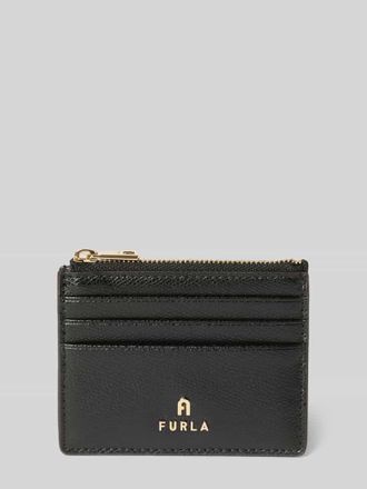 Furla Card Case mit Label-Detail Modell CAMELIA in Black, Gr&ouml;&szlig;e 1