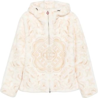Casablanca Faux Bont Jas - Heren - Jassen - Wit - M - Jassen