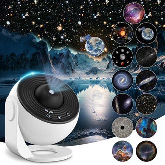 No Brand Proyector De Cielo Estrellado Para Dormitorio: Proyector De Galaxia Realista Con 13 Discos De Pel&iacute;culas Y Luz Nocturna Para Ni&ntilde;os