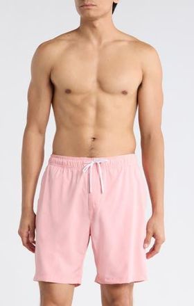 Trunks Surf & Swim Co. Comfort Lined Swim Shorts in Quartz Pink at Nordstrom Rack, Size X-Large